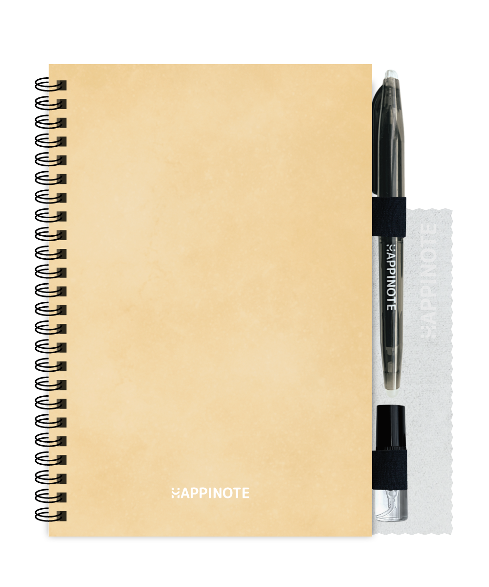 Erasable notebook A5 - yellow