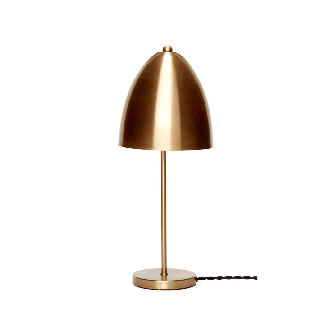 Cap Table Lamp Brass - brass table lamp