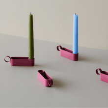 Load image into Gallery viewer, Emosh candlestick - kaarsenstandaar - burgundy
