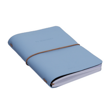 Afbeelding in Gallery-weergave laden, Hervulbaar notitieboek / notebook M - vegan leather - blauw
