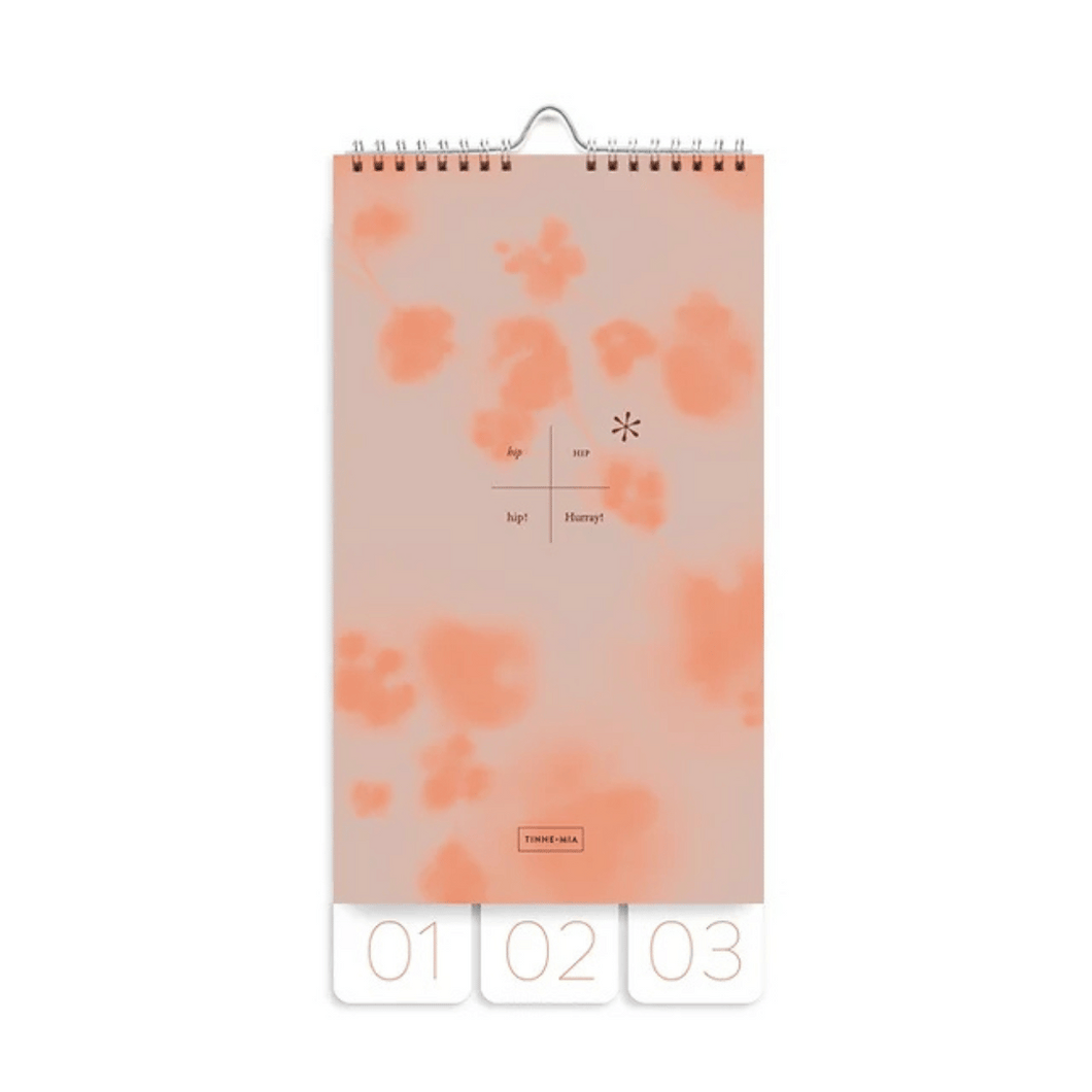 Neutrale verjaardagskalender - fleur de cerisier