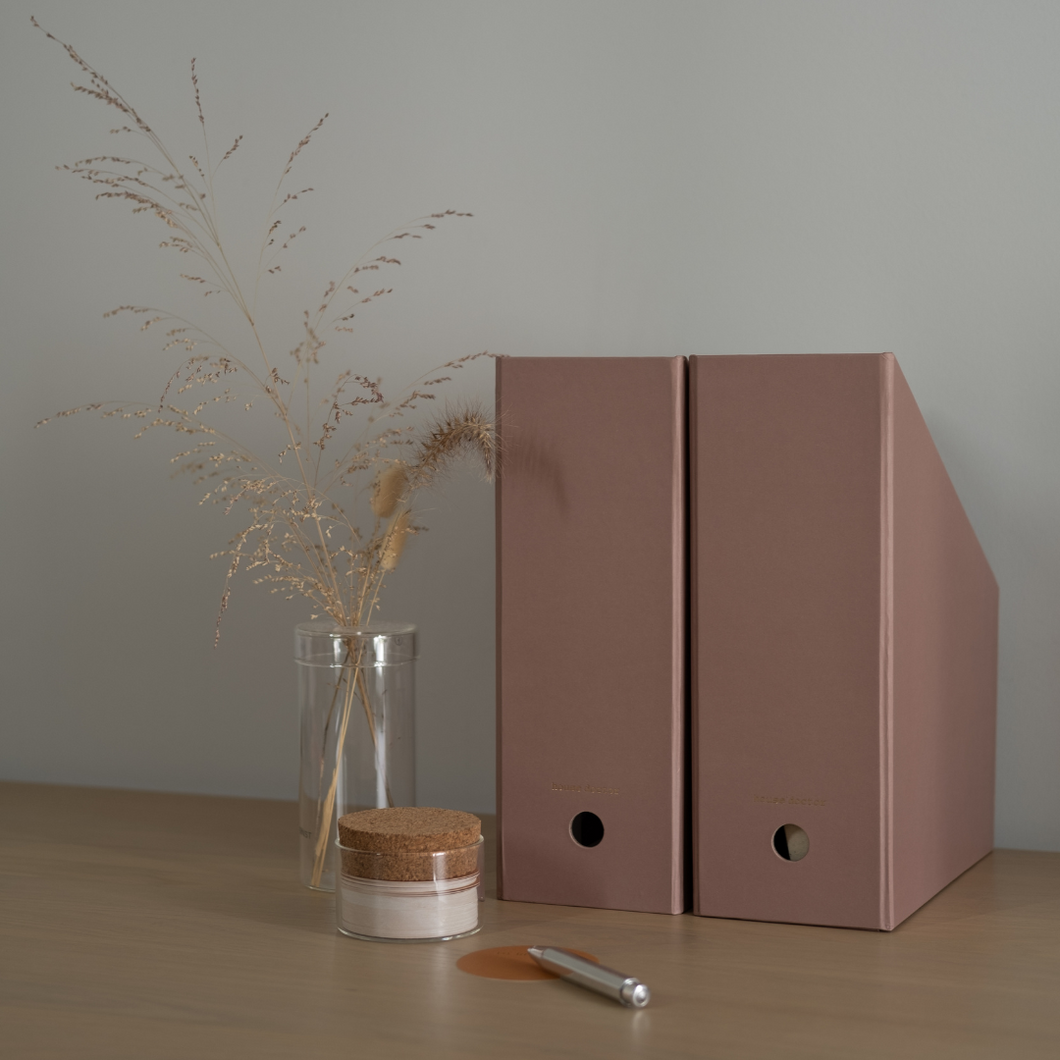 Organizer - magazine holder - pink