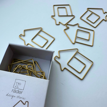 Afbeelding in Gallery-weergave laden, Paperclips in huisvorm
